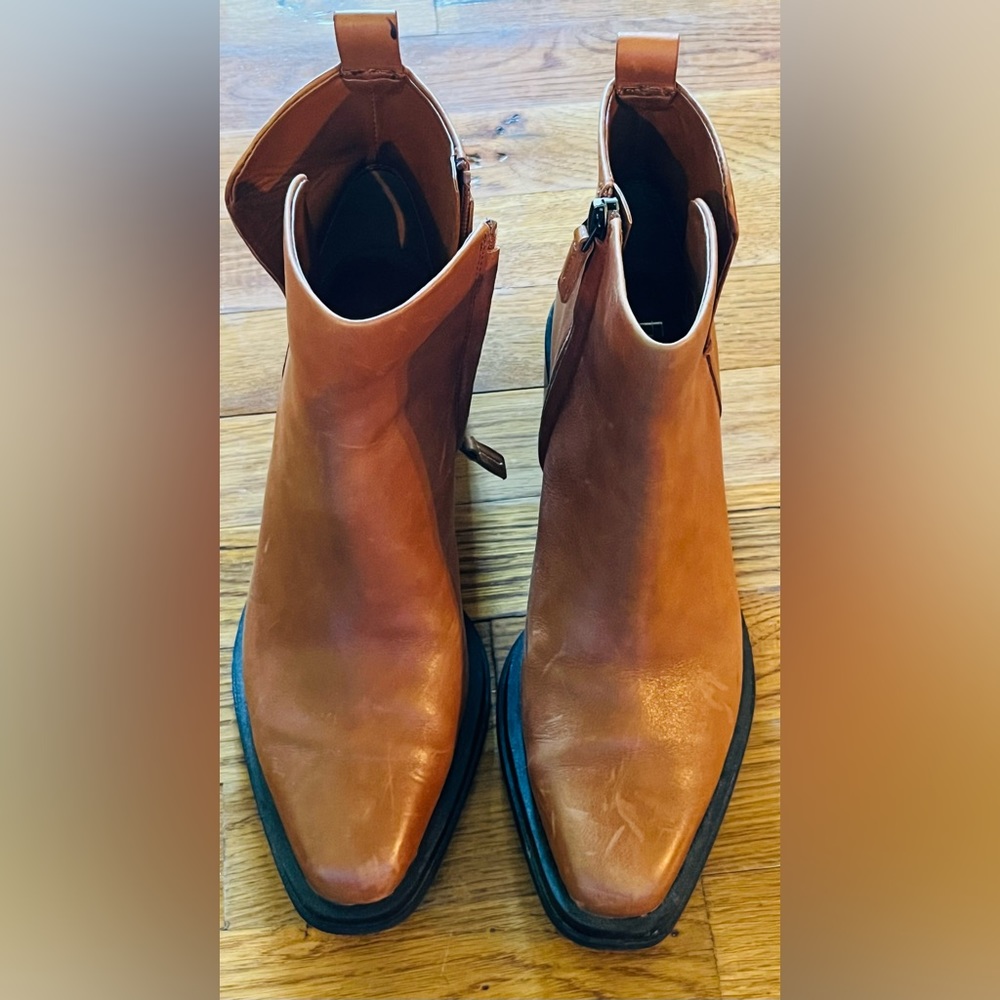 Franco Sarto “Dalden” Women's ANKLE Boot Sz 9M, Tobacco